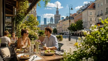 Ciepły dzień w Warszawie – gdzie zjeść w centrum Warszawy podczas spaceru?
