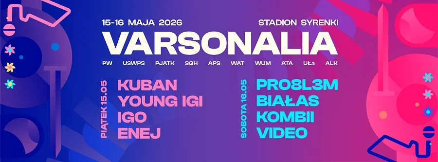 Obraz do artykułu: Varsonalia 2026 - największe juwenalia w Warszawie na Stadionie Syrenki