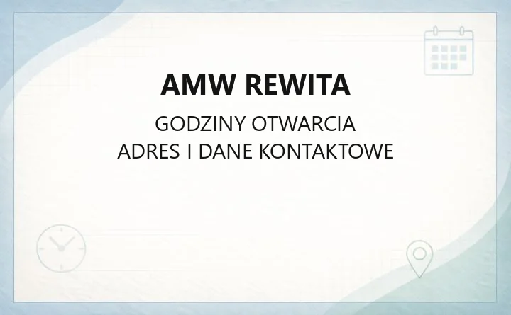 AMW Rewita - kontakt, rezerwacje i oferta ośrodków wypoczynkowych