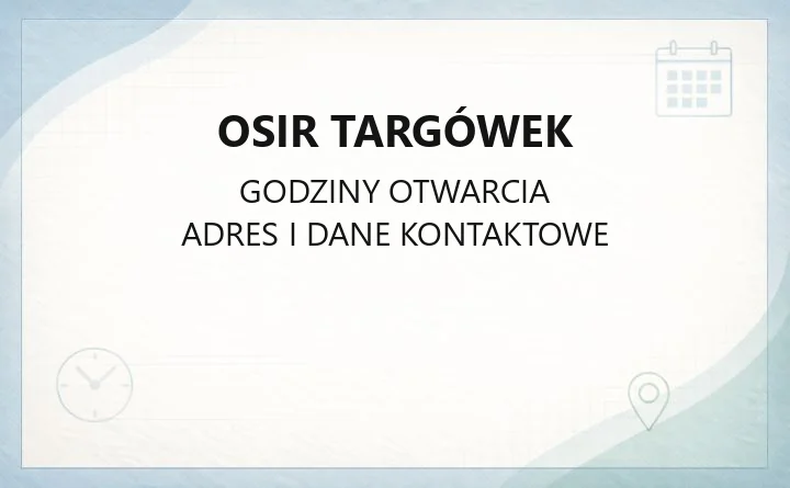 OSiR Targówek - kontakt, obiekty sportowe i cennik