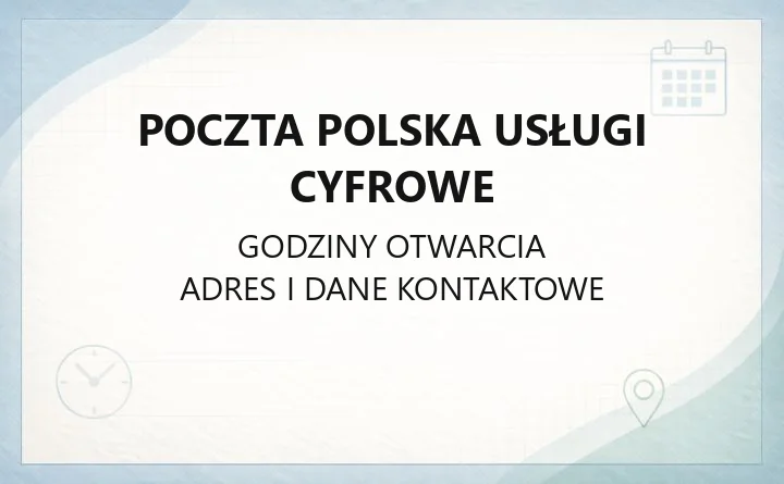 Poczta Polska Usługi Cyfrowe - kontakt, siedziba i usługi cyfrowe Envelo