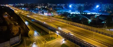 Nocne roboty na S8 znów zwężą przejazd między Łabiszyńską a Markami