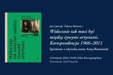Warszawa zajrzy do listów Różewicza i Jarockiego w Pałacu Rzeczypospolitej