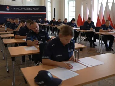 20 policjantów i presja czasu. Wyłoniono najlepszego dyżurnego Warszawy