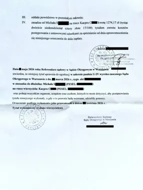 Nagranie z warszawskiej kontroli skończyło się kosztownym wyrokiem