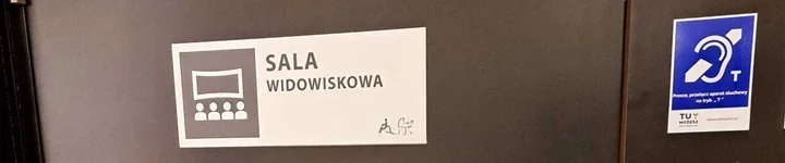 W sali widowiskowej w Warszawie działa pętla indukcyjna - lepsze słyszenie dla wszystkich