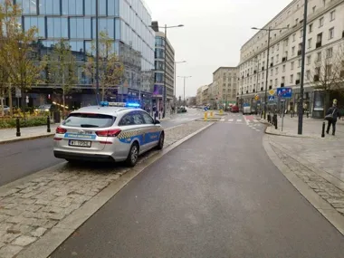 Kontrola na Brackiej ujawniła drugi problem kierowcy - nie miał prawa jazdy
