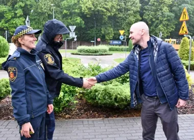 Deszcz nie zatrzymał służby - tak wyglądał dzień ze Strażą Miejską