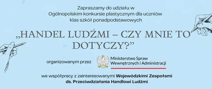 Młodzi artyści przeciw handlowi ludźmi – ogólnopolski konkurs dla szkół ponadpodstawowych