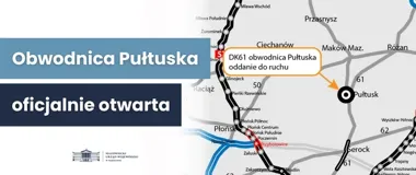 Pułtusk z nową obwodnicą. Ruch tranzytowy omija już centrum