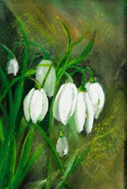 Gwasz i przebiśniegi - weekendowy warsztat malarski w Domu Kultury Zacisze