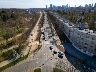 Mickiewicza w przebudowie. Na Żoliborzu powstanie ważny rowerowy ciąg