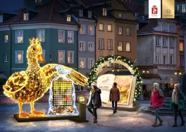 Prawie 3 mln świateł i nowe dekoracje na warszawskich ulicach