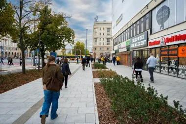 99 nowych drzew i trasa rowerowa. Przebudowa alei Jana Pawła II dobiega końca